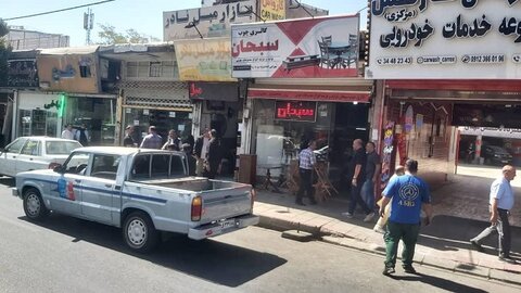 منطقه 7 شهرداری کرج از دو کانون مهم سد معبر پاکسازی شد 7