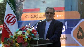سخنرانی عضو شورای شهر در افتتاح سه ایستگاه آتش نشانی در کرج