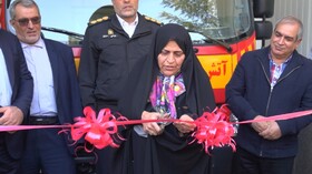 سخنرانی عضو شورای شهر در افتتاح سه ایستگاه آتش نشانی کرج