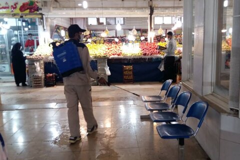 نظافت عمومی بازارهای کرج هفتگی انجام میشود روز بازارها - کراپشده