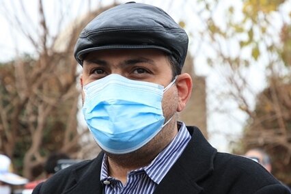 قدردانی از زحمات کادر درمان با رعایت پروتکلهای بهداشتی کمالی زاده - کراپشده