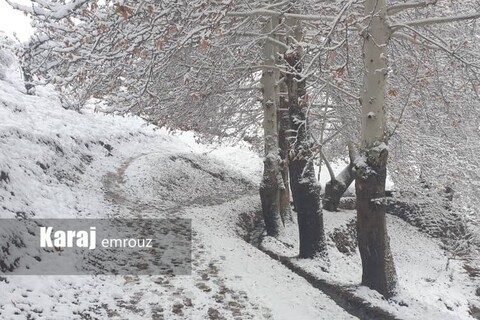 موج جدید بارشی در راه البرز / کاهش محسوس دما ادامه دارد باغستان برفی - کراپشده