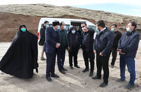 بازدید رئیس و اعضای شورای شهر کرج از مرکز دفن «حلقه دره»