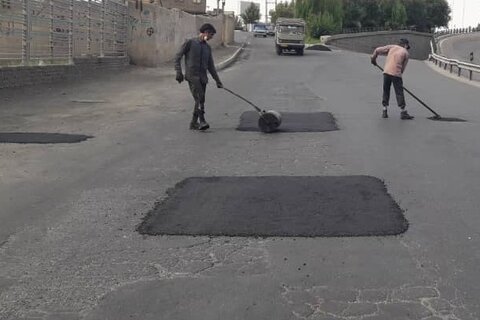 بهسازی معابر منطقه ۱۰ انجام شد                     88 - کراپشده