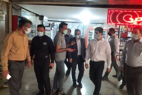 بازدید رئیس سازمان حمل‌ونقل بار از پایانه شهید کلانتری