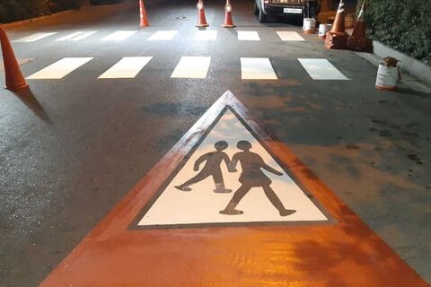 گذرگاههای عابر پیاده منطقه ۹ ایمن شدند 88 - کراپشده