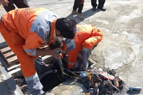 کانالها و انهار منطقه چهار لایروبی شد 1