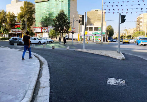 احداث لاین کندرو و گردشبهراست در چهارراه مصباح 2