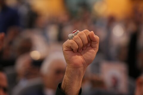 ملت ایران همدل برای دفاع از میهن آیین تجلیل از پیشکسوتان دفاع مقدس ( تالار نژاد فلاح )