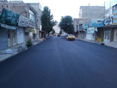 ۴۶ هزار متر از معابر منطقه هفت آسفالت شد 7