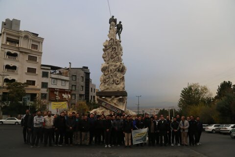 کوهپیمایی همکاران شهرداری تا «نورالشهدای عظیمیه»  نورالشهدا