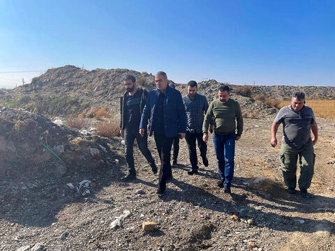 بازدید میدانی سرپرست معاونت خدمات شهری شهرداری کرج از مناطق ۴ و ۳ بازدید کمالی روستا