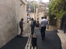 تحقق خواسته‌های شهروندان محله شهید بهشتی / آسفالت خط ۴ حصار بهسازی شد