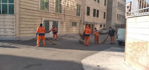 اجرای طرح جهادی پاکسازی محله به محله در منطقه ۵ کرج 5