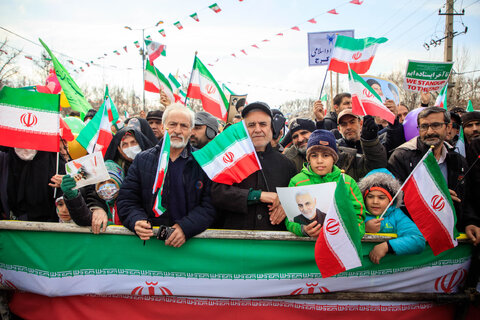 برگزاری راهپیمایی ۲۲ بهمن در البرز