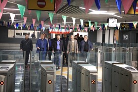 بازدید مسئولان شهری و استانی از خط ۲ قطارشهری کرج
