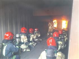 دوره آموزشی رفتار شناسی حریق ویژه آتش نشانان شهرهای اقماری برگزار شد