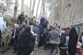 توزیع ۴ هزار اصله نهال میان نمازگزاران در مصلی کرج و مهر شهر