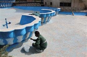 آب نماهای میادین شهرکرج مرمت و راهاندازی شد بهسازی آب نما