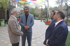 اعضای شورای اسلامی شهر از باغ گل‌ها بازدید کردند