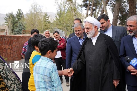 تفرجگاه ساحلی پروژه پارکرود برای استفاده عموم ایجاد شد بازدید رییس قوه قضاییه از پروژه پارکرود در حاشیه رودخانه کرج