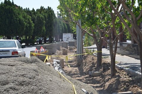 جدولگذاری معابر منطقه ۴ کرج به صورت مستمر در حال انجام است 4