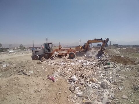 حاشیه جاده قزلحصار پاکسازی شد 4