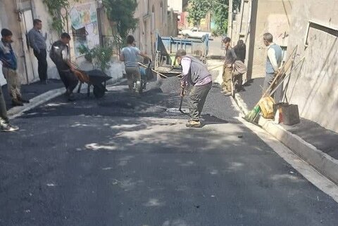 روکش آسفالت خیابان خلیلی به متراژ ۲۹۰۰ متر انجام شد 1 - کراپشده