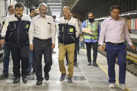 پیشرفت ۹۰ درصدی ایستگاه سهراه رجایی شهر بازدید قطار شهری از ایستگاه 3راه گوهردشت و پل فردیس - کراپشده