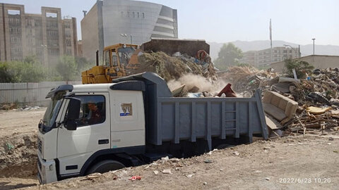 دپوی نخالههای ساختمانی در مرکز حلقه دره انجام میشود جمع آوری نخاله ساختمانی