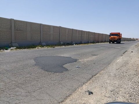 جاده حلقه دره بهسازی شد بهسازی جاده حلقه دره