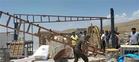اجرای حکم تخریب ساختمان‌های فاقد مجوز قانونی ساخت و ساز درمنطقه ۷ کرج