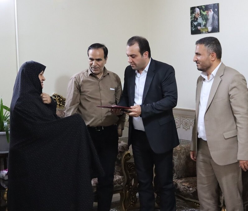 دیدار با خانواده محترم شهید حسین درگاهی انجام شد