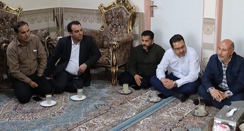 دیدار با خانواده محترم شهید حسین درگاهی انجام شد