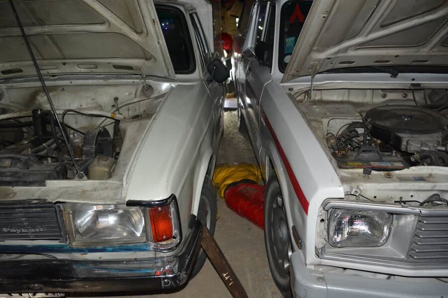 مانور عملیاتی آتشنشانان کرج در آزادراه همت