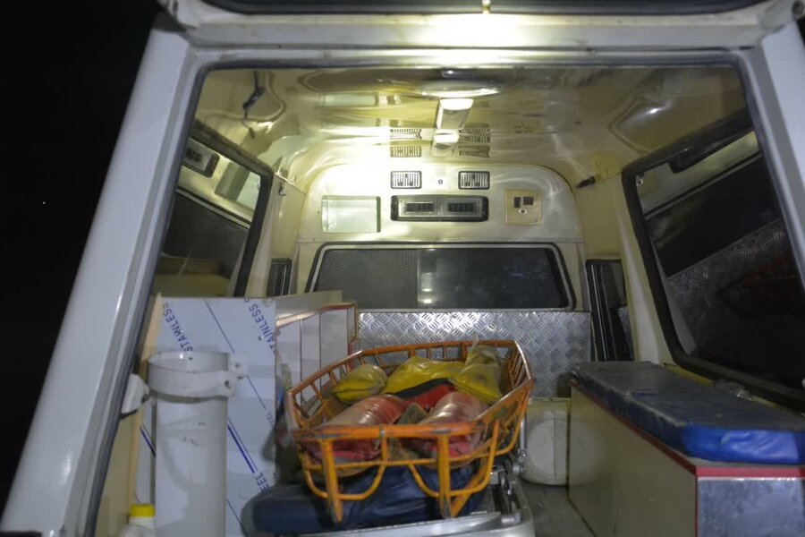 مانور عملیاتی آتشنشانان کرج در آزادراه همت