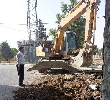 رفع مشکل آبگرفتگی زیرگذر حسین آباد