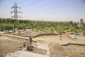 روند اجرایی پروژه احداث پارک کوهرج ۳ در باغستان