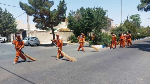 شهرک نهال و بذر در منطقه ۹ کرج پاکسازی شد 9