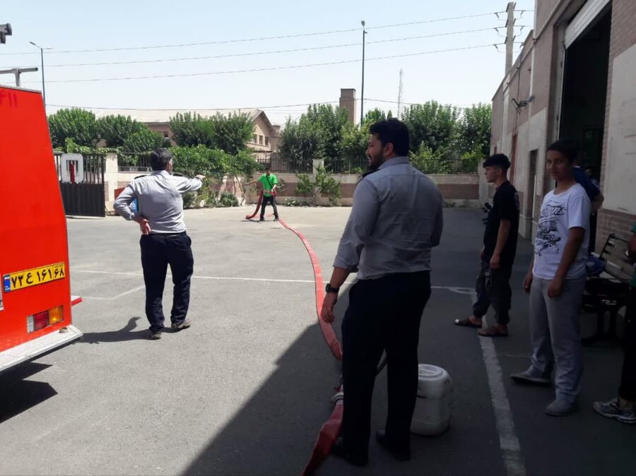 آموزش آتشنشان داوطلب در سازمان آتشنشانی کرج