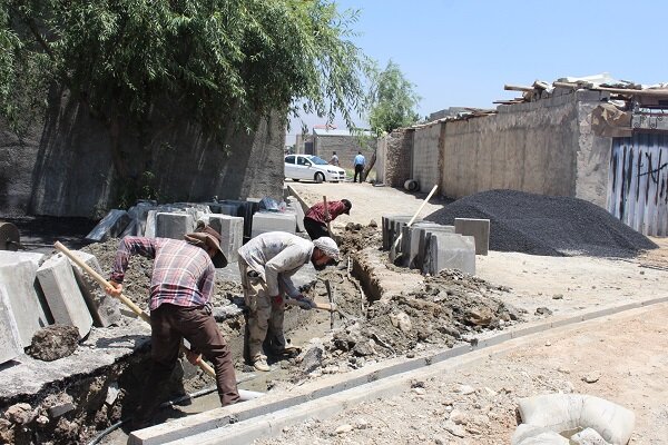 بهسازی و ساماندهی معابر محله آق تپه