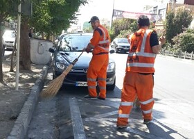 علائم ترافیکی، گاردریل‌ها و معابر منطقه 7 پاکسازی شد