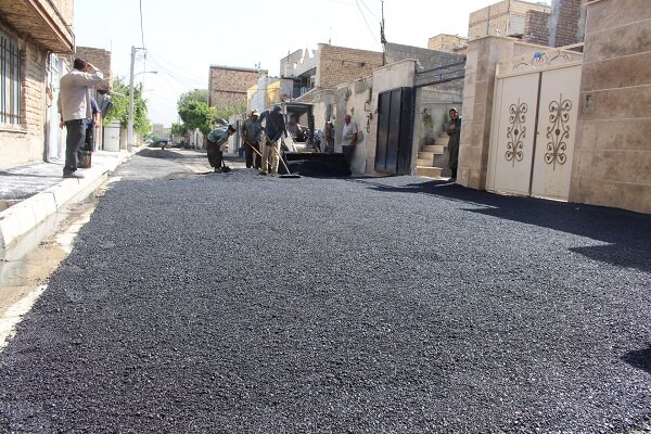 عملیات بهسازی در سطح معابر منطقه ۳ کرج اجرا شد