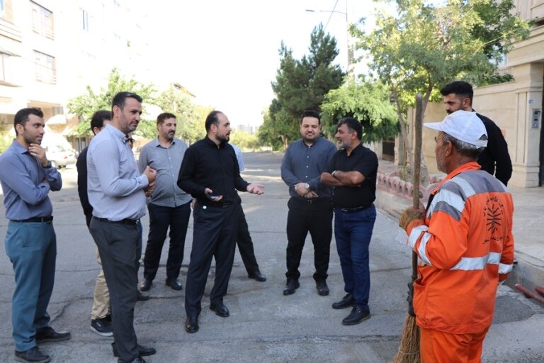 معضلات و مشکلات محله ۲۲ بهمن شمالی مورد بررسی قرار گرفت