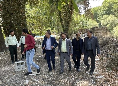آزادسازی و ساماندهی عرصههای حاشیه رودخانه کرج بازدید مسئولان قوه قضائیه از پارکرود
