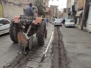 جداول قدیمی و مستهلک خیابان «اسلامی» جمع‌آوری شد