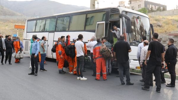 بدرقه پاکبانان شهرداری کرج به راهپیمایی اربعین حسینی