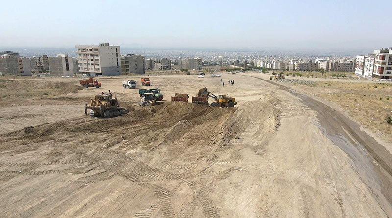 عملیات اجرایی احداث معبر اتصالی بزرگراه شمالی به بلوار انقلاب شمالی رصد شد