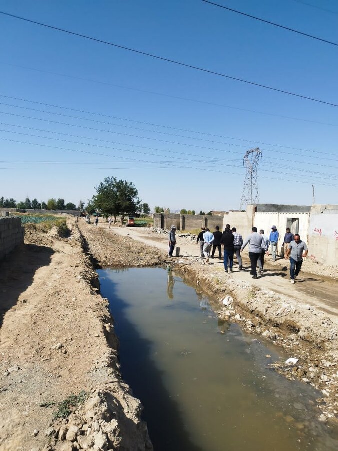 پایان عبور و مرور دانش آموزان در گل و لای با حمایت دادستان کرج