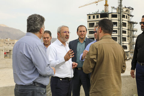 بیش از ۶۵ هزار مترمکعب بتنریزی در آزادراه شمالی بازدید  شهردار کرج از بزرگراه شمالی